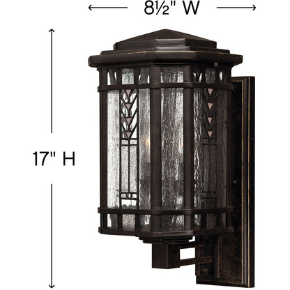 Hinkley Lighting Tahoe Small Wall Mount Lantern Regency Bronze 2240RB