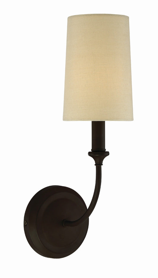 Crystorama Libby Langdon for Crystorama Sylvan 1 Light Dark Bronze Wall Mount 2241-DB