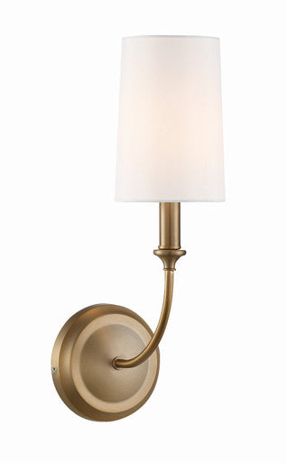 Crystorama Libby Langdon for Crystorama Sylvan 1 Light Vibrant Gold Sconce 2241-VG