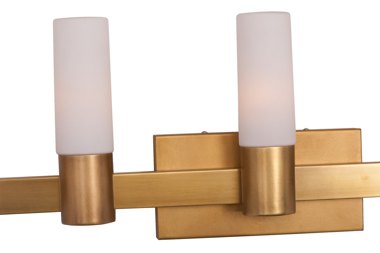 Maxim Contessa 5-Light Bath Vanity in Natural Aged Brass 22415SWNAB