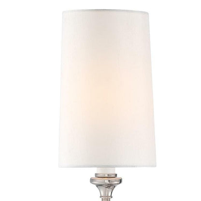 OPEN BOX NEW: Crystorama Libby Langdon for Crystorama Sylvan 2 Light Polished Nickel Sconce 2242-PN