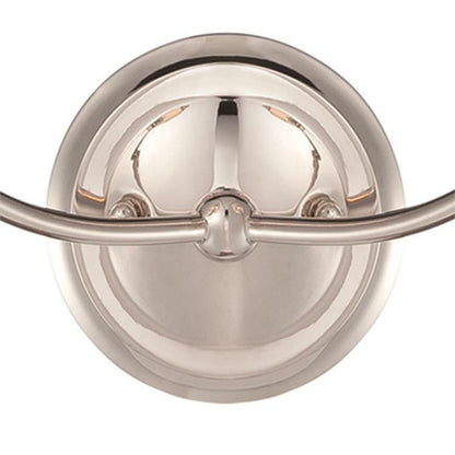 OPEN BOX NEW: Crystorama Libby Langdon for Crystorama Sylvan 2 Light Polished Nickel Sconce 2242-PN