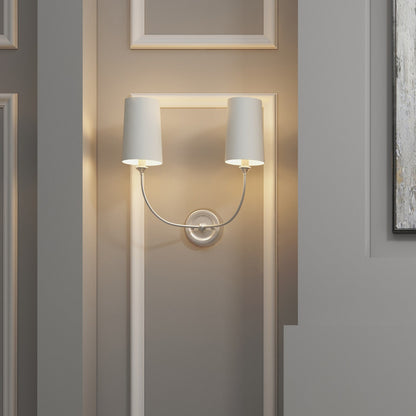 Crystorama Libby Langdon for Crystorama Sylvan 2 Light Polished Nickel Wall Mount 2242-PN