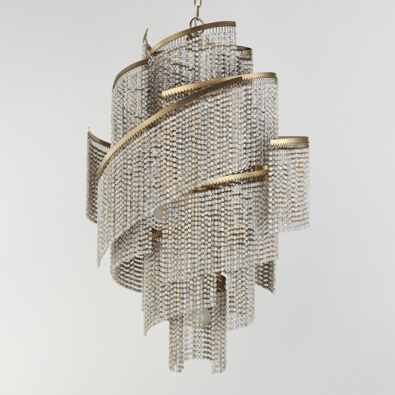 Maxim Fontaine 7-Light Chandelier in Golden Silver 22467WWDGS