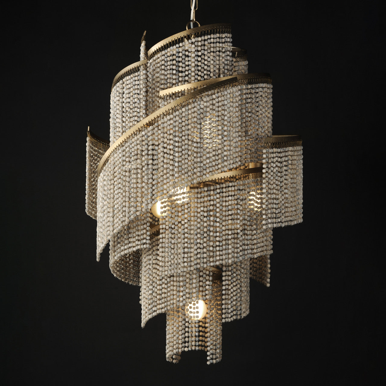 Maxim Fontaine 7-Light Chandelier in Golden Silver 22467WWDGS