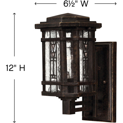 Hinkley Lighting Tahoe Small Wall Mount Lantern Regency Bronze 2246RB