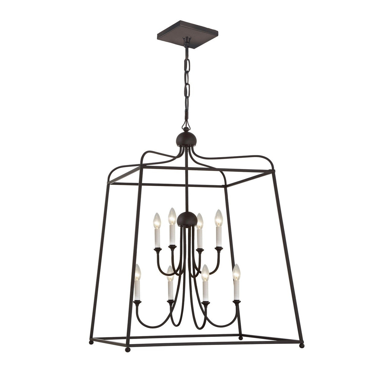 Crystorama Libby Langdon for Crystorama Sylvan 8 Light Dark Bronze Chandelier 2248-DB