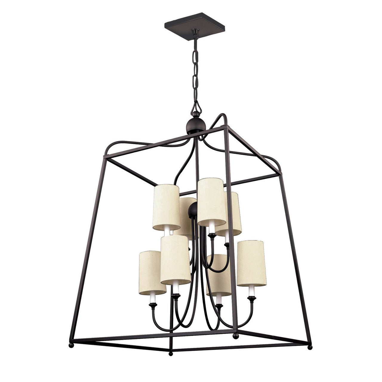 Crystorama Libby Langdon for Crystorama Sylvan 8 Light Dark Bronze Chandelier 2248-DB