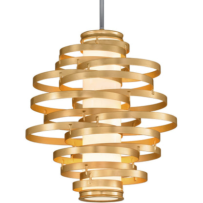 Corbett Lighting Vertigo Chandelier in Gold Leaf 225-43