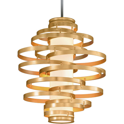 Corbett Lighting Vertigo Chandelier in Gold Leaf 225-44