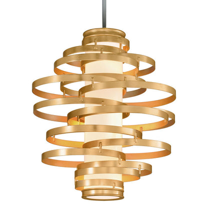 Corbett Lighting Vertigo Chandelier in Gold Leaf 225-44