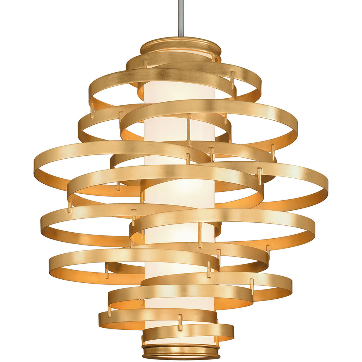 Corbett Lighting Vertigo Chandelier in Gold Leaf 225-76