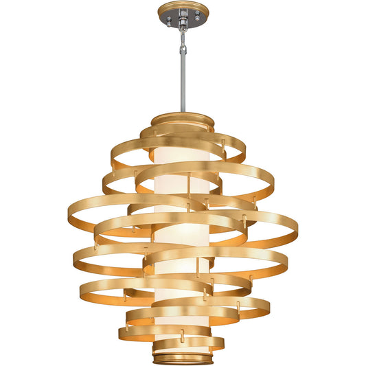 Corbett Lighting Vertigo Chandelier in Gold Leaf 225-76