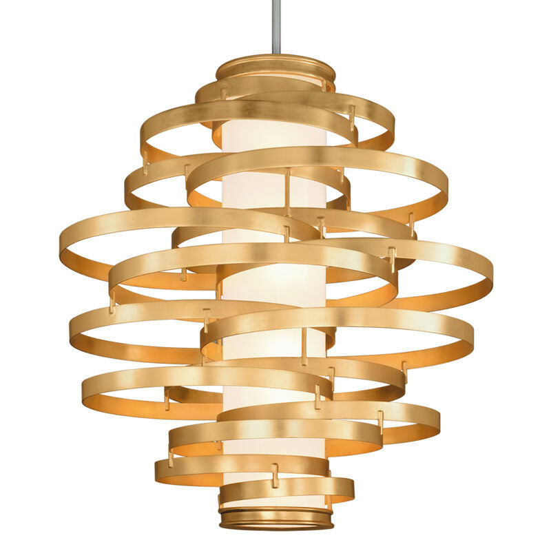 Corbett Lighting Vertigo Chandelier in Gold Leaf 225-76