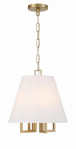 Crystorama Libby Langdon for Crystorama Westwood 4 Light Vibrant Gold Mini Chandelier 2254-VG