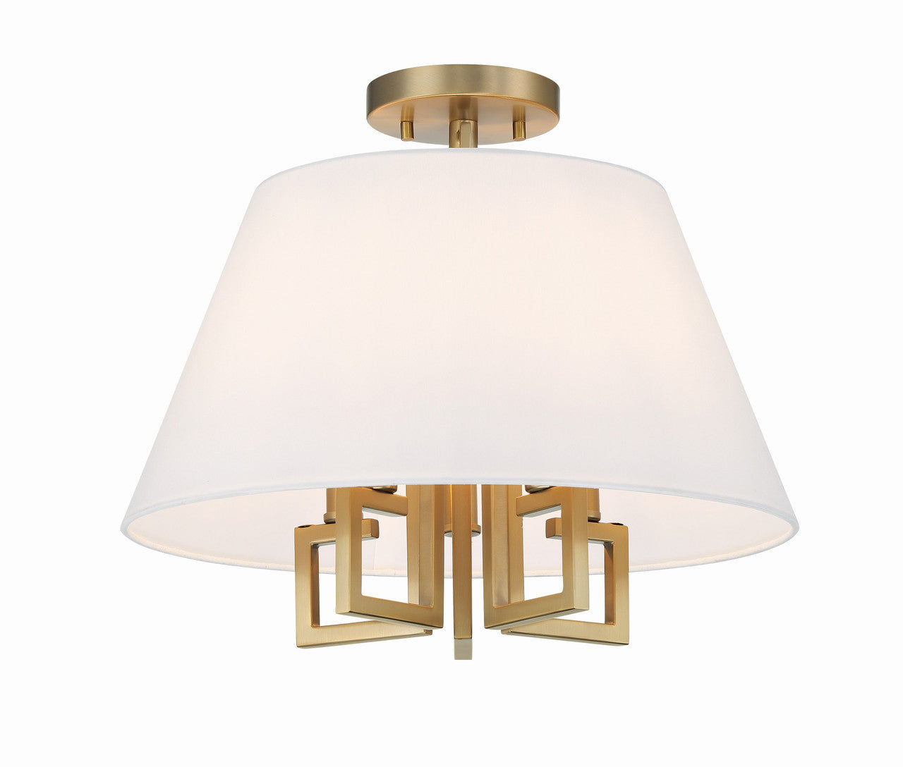 Crystorama Libby Langdon for Crystorama Westwood 5 Light Vibrant Gold Ceiling Mount 2255-VG_CEILING