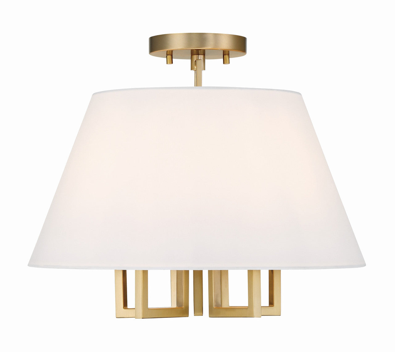 Crystorama Libby Langdon for Crystorama Westwood 5 Light Vibrant Gold Ceiling Mount 2255-VG_CEILING