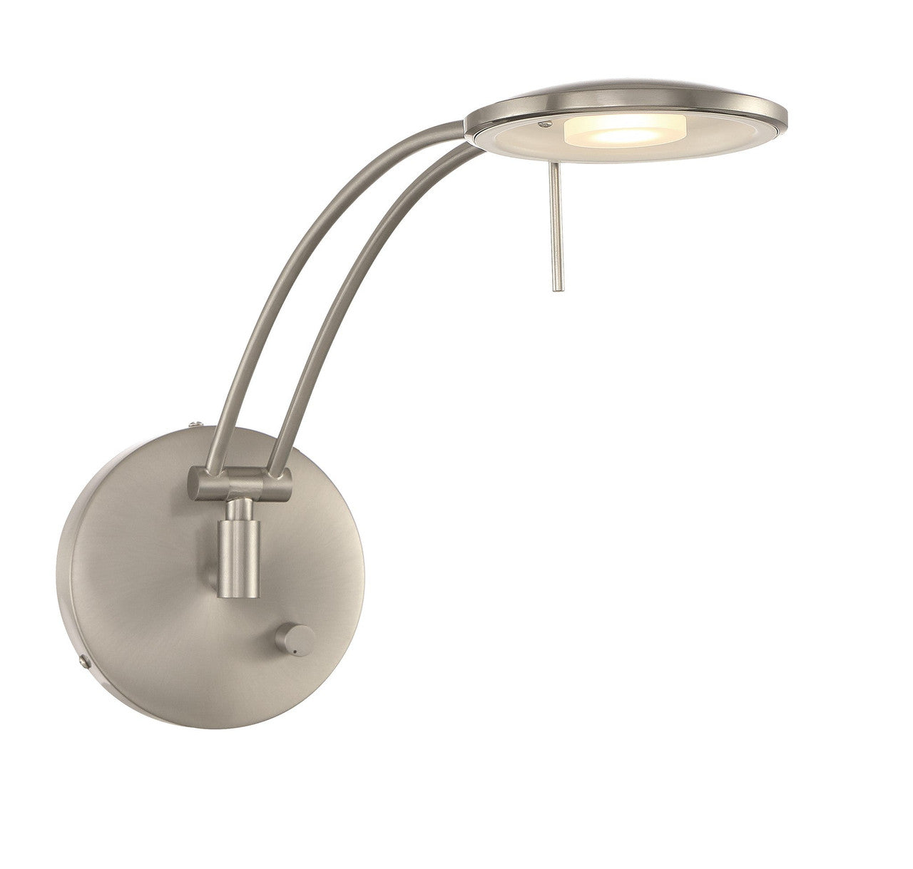 Arnsberg Dessau Arch Wall Sconce in Satin Nickel 225810107