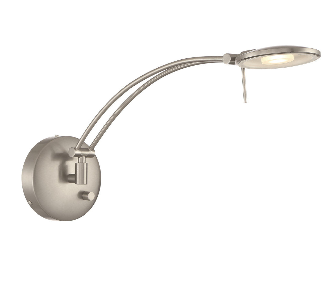 Arnsberg Dessau Arch Wall Sconce in Satin Nickel 225810107