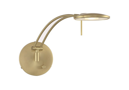 Arnsberg Dessau Arch Wall Sconce in Satin Brass 225810108