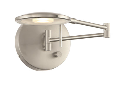 Arnsberg Dessau Turbo Wall Sconce in Satin Nickel 225870107