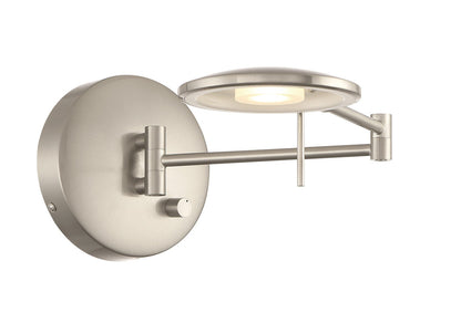 Arnsberg Dessau Turbo Wall Sconce in Satin Nickel 225870107