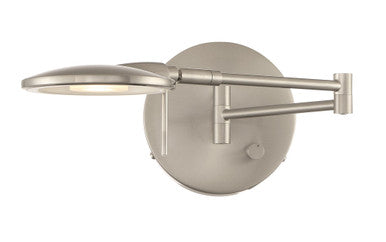 Arnsberg Dessau Turbo Wall Sconce in Satin Nickel 225870107