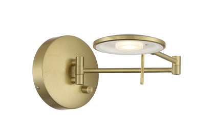 Arnsberg Dessau Turbo Wall Sconce in Satin Brass 225870108