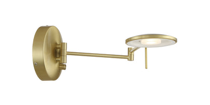 Arnsberg Dessau Turbo Wall Sconce in Satin Brass 225870108