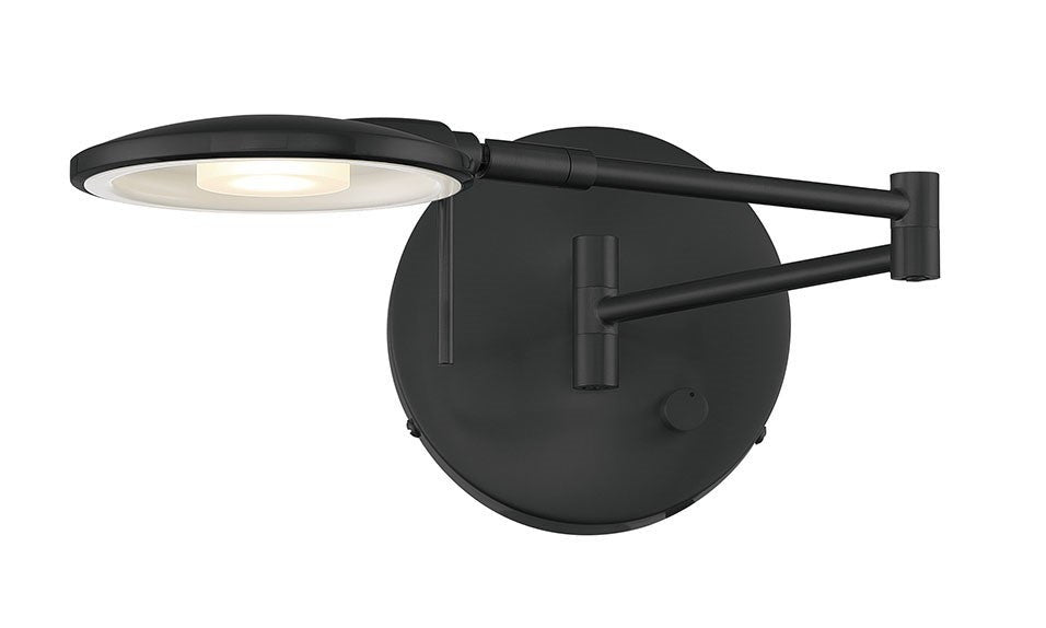 Arnsberg Dessau Turbo Wall Sconce in Museum Black 225870135