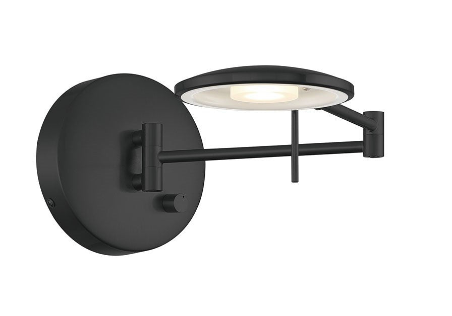 Arnsberg Dessau Turbo Wall Sconce in Museum Black 225870135