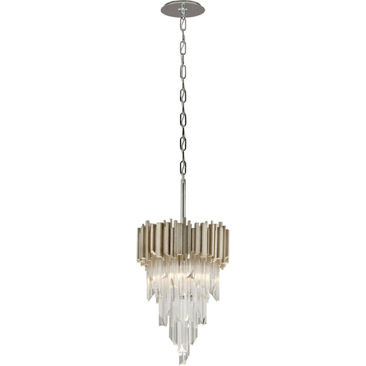 Corbett Lighting Mystique Pendant in Modern Silver Leaf 226-43