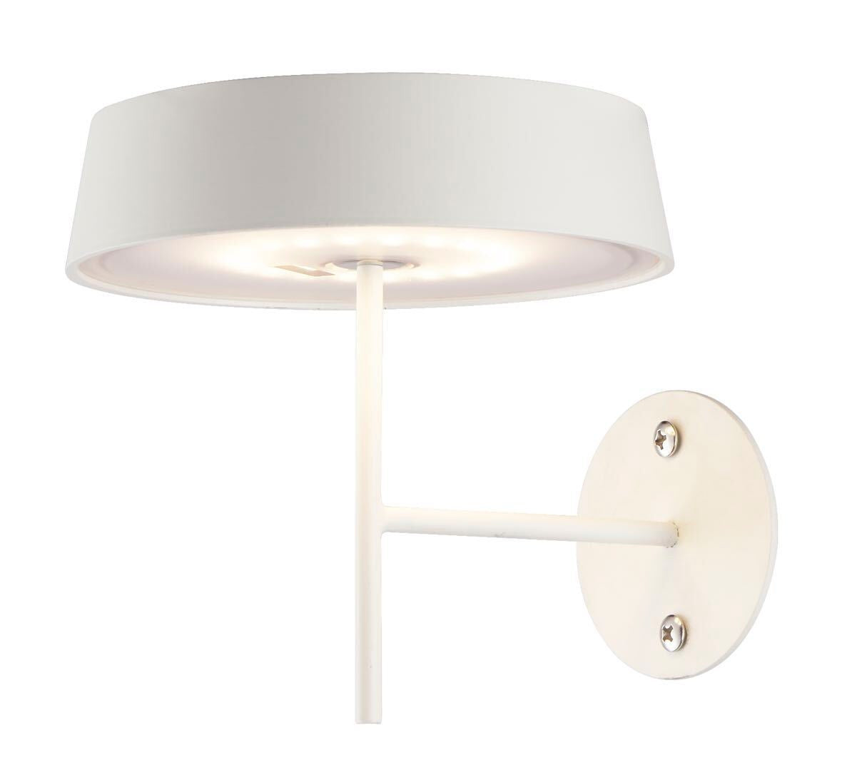 Arnsberg Alessandro Volta Portable Battery Wall Sconce in White 227580101