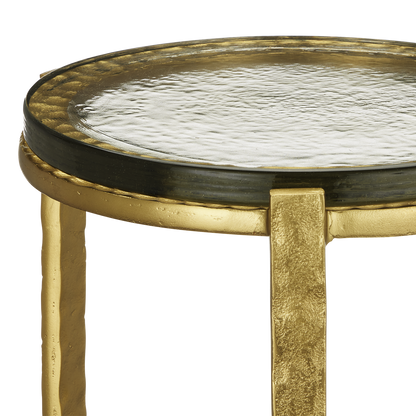 Currey & Co. Acea Gold Drinks Table 4000-0154