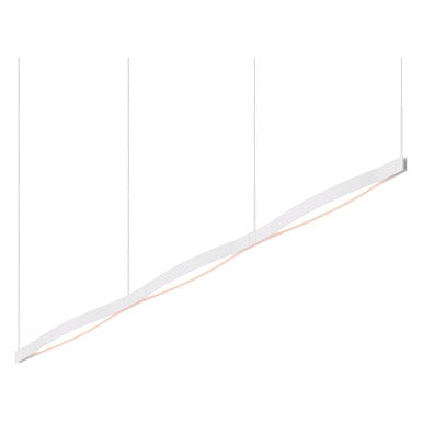 Sonneman Lighting Ola™ Triple Linear LED Pendant in Satin White 22QWCL03120PHA