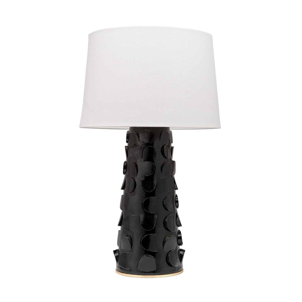 Mitzi 1 Light Table Lamp in Black Lustro/Gold Leaf Combo HL335201-BLK/GL