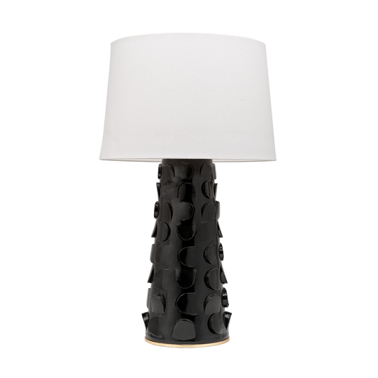 Mitzi 1 Light Table Lamp in Black Lustro/Gold Leaf Combo HL335201-BLK/GL