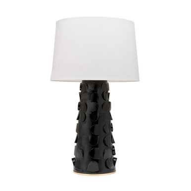 Mitzi 1 Light Table Lamp in Black Lustro/Gold Leaf Combo HL335201-BLK/GL