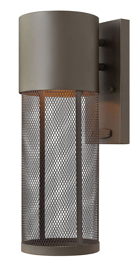 Hinkley Lighting Aria Small Wall Mount Lantern Buckeye Bronze Integrated LED Bulb(s) 2300KZ-LED