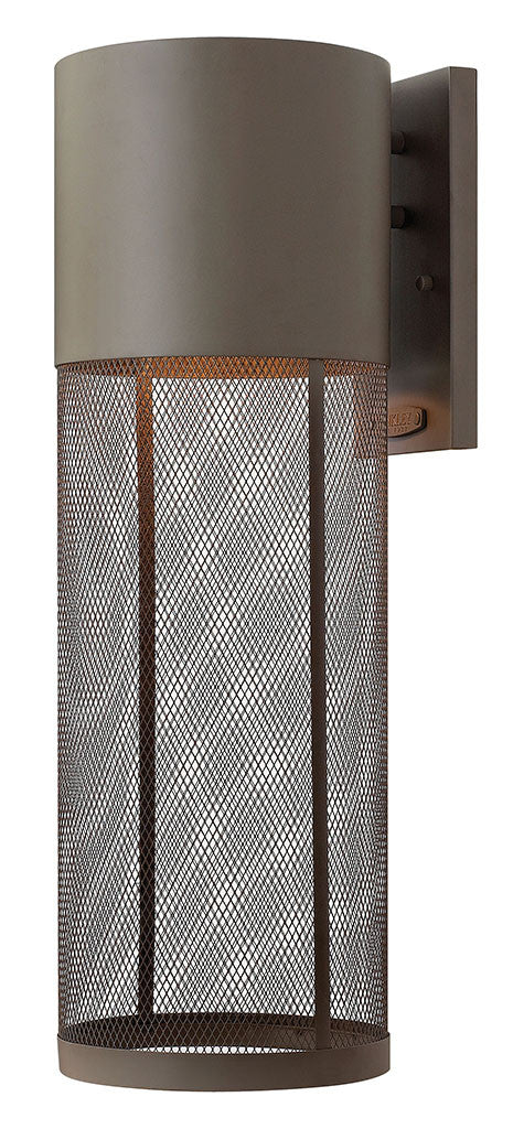 Hinkley Lighting Aria Large Wall Mount Lantern Buckeye Bronze 2305KZ