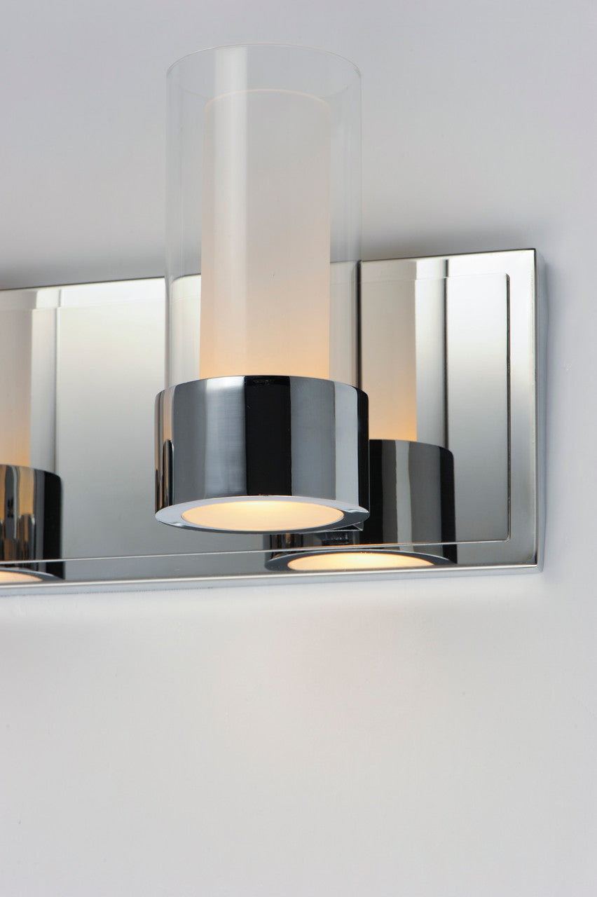 Maxim Silo 3-Light Bath Vanity in Polished Chrome 23073CLFTPC