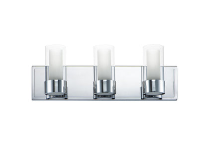 Maxim Silo 3-Light Bath Vanity in Polished Chrome 23073CLFTPC