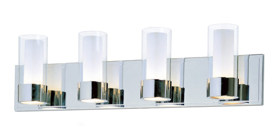 Maxim Silo 4-Light Bath Vanity in Polished Chrome 23074CLFTPC