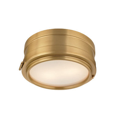 Hudson Valley Lighting Rye Flush Mount in Aged Brass 2311-AGB