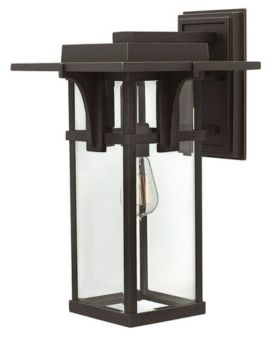 Hinkley Lighting Manhattan Large Wall Mount Lantern Oil Rubbed Bronze 2325OZ