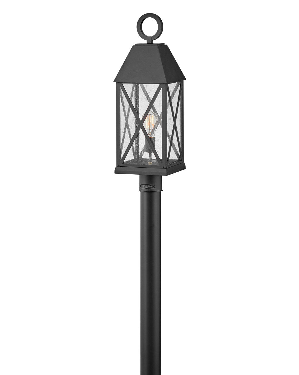 Hinkley Lighting Briar Large Post Top or Pier Mount Lantern Museum Black 23301MB