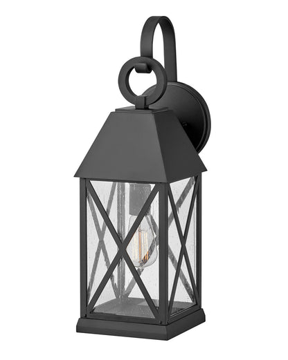 Hinkley Lighting Briar Medium Wall Mount Lantern Museum Black 23304MB