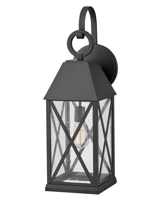 Hinkley Lighting Briar Large Wall Mount Lantern Museum Black 23305MB