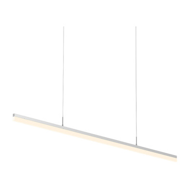 Sonneman Lighting Stiletto 60" LED Pendant in Bright Satin Aluminum 2348.16