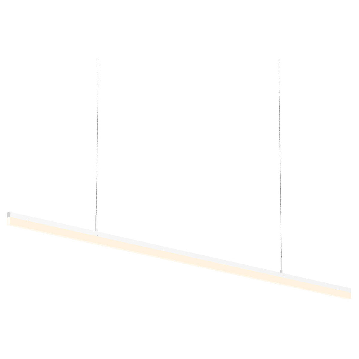 Sonneman Lighting Stiletto 72" LED Pendant in Satin White 2349.03